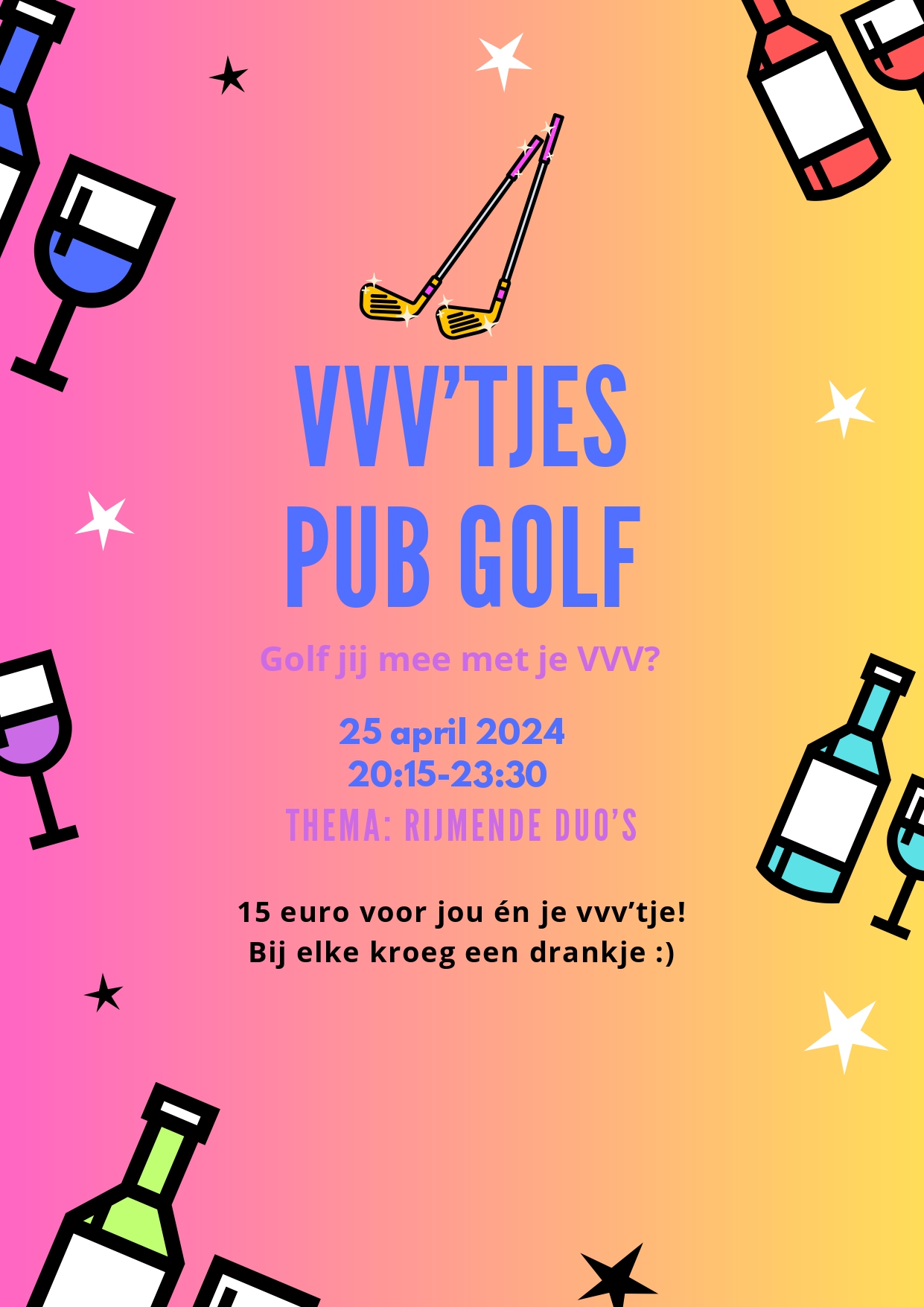 Pubgolf VVV'tjes